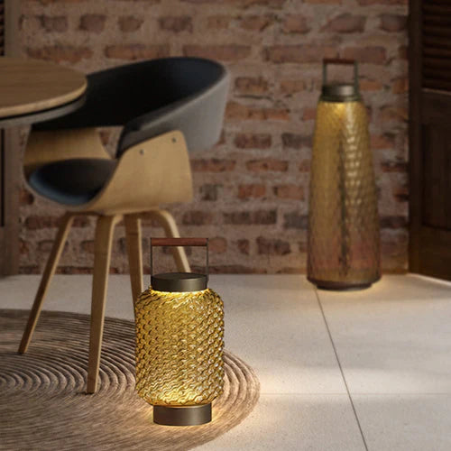 Floor Lamp & Lanterns Hailie Metal & Glass Outdoor Ip65 Led