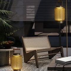 Floor Lamp & Lanterns Hailie Metal & Glass Outdoor Ip65 Led