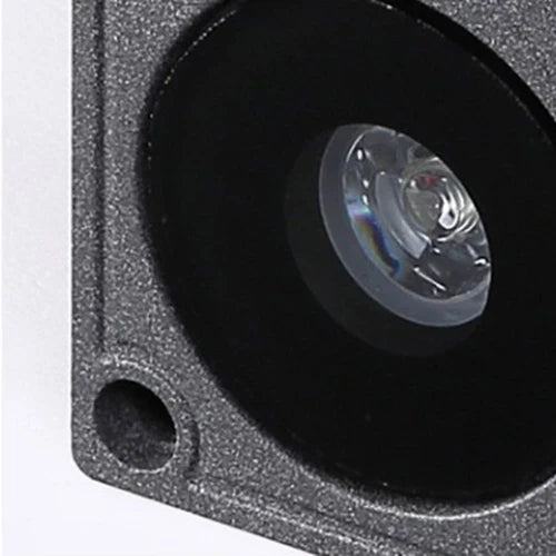 Black Modern Triangle Motion Sensor Outdoor Step Light