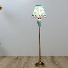 Blue Floor Lamp For Bedroom Eryn Ceramic Ip20 Plug Led