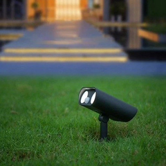 Black Led Outdoor Spotlight Orr Acrylic