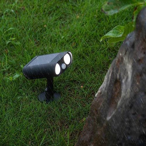 Black Led Outdoor Spotlight Orr Acrylic