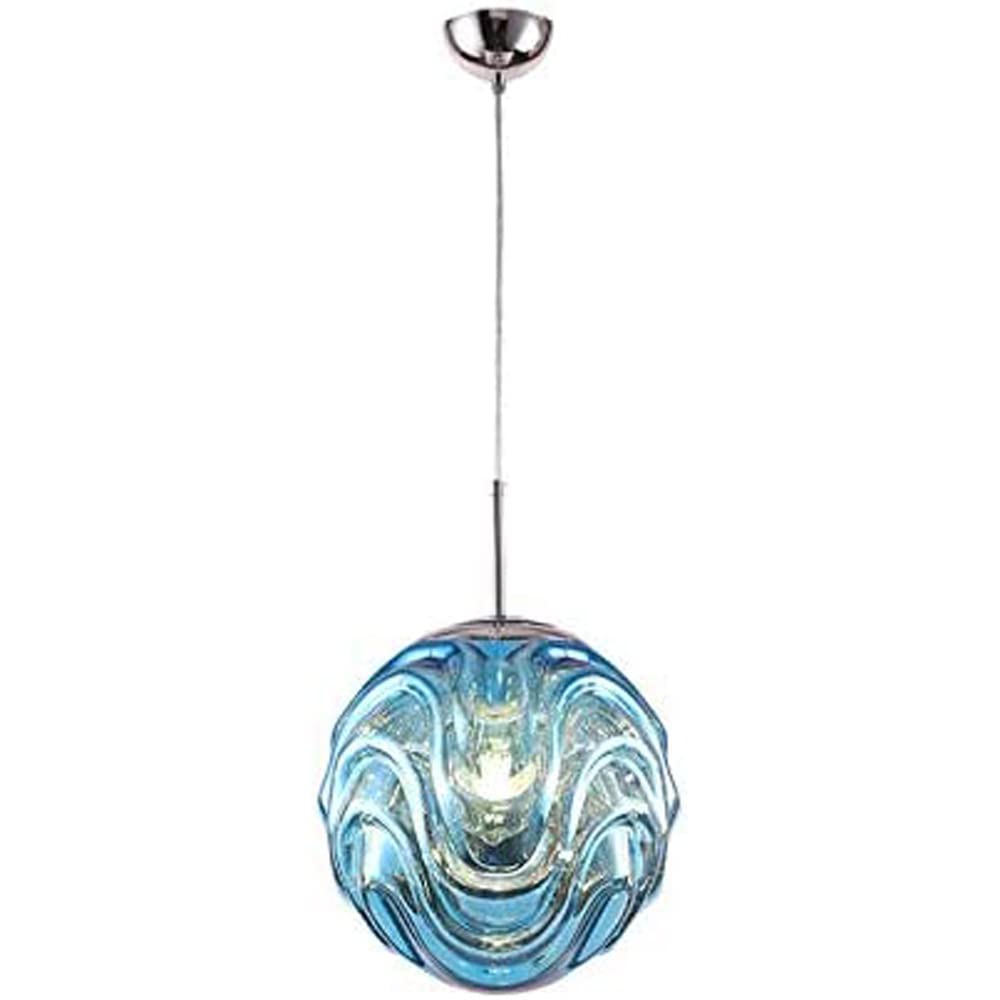 Hailie Modern Sphere Pendant Light Glass Gold/Black Dining Room