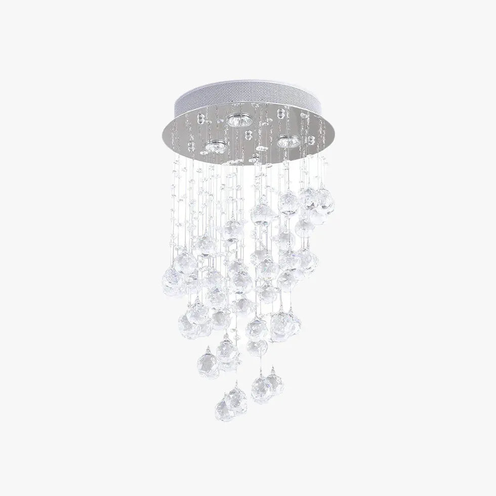 Chandelier For Living Room Alana? Metal & Glass Without Bulbs Ip20 Led