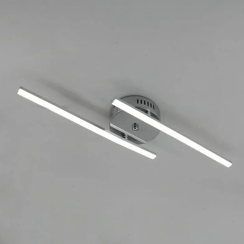 Black Mirror Light For Bathroom Linear Alana Metal Ip44 Led Warm White