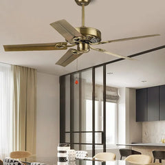 Ceiling Fan With Light For Study Room Alessio Metal Ip20