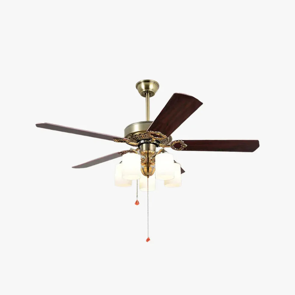 Ceiling Fan With Light For Study Room Alessio Metal