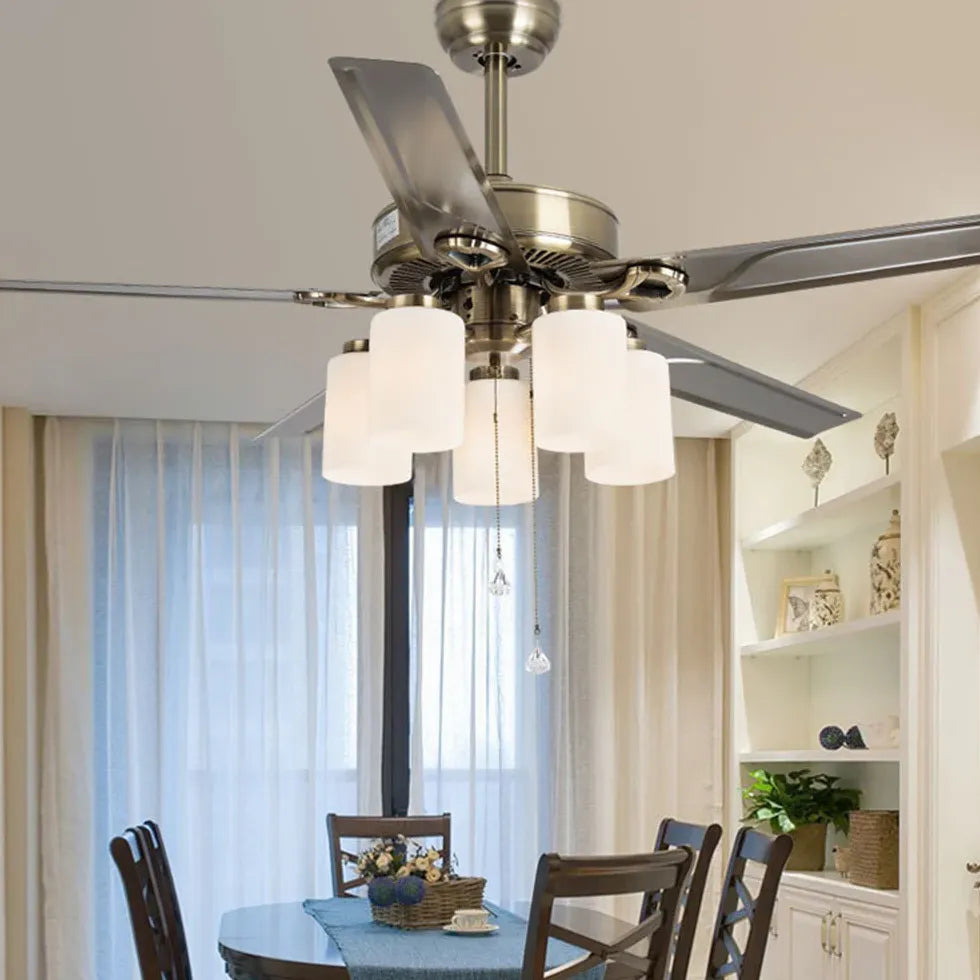 Ceiling Fan With Light For Study Room Alessio Metal