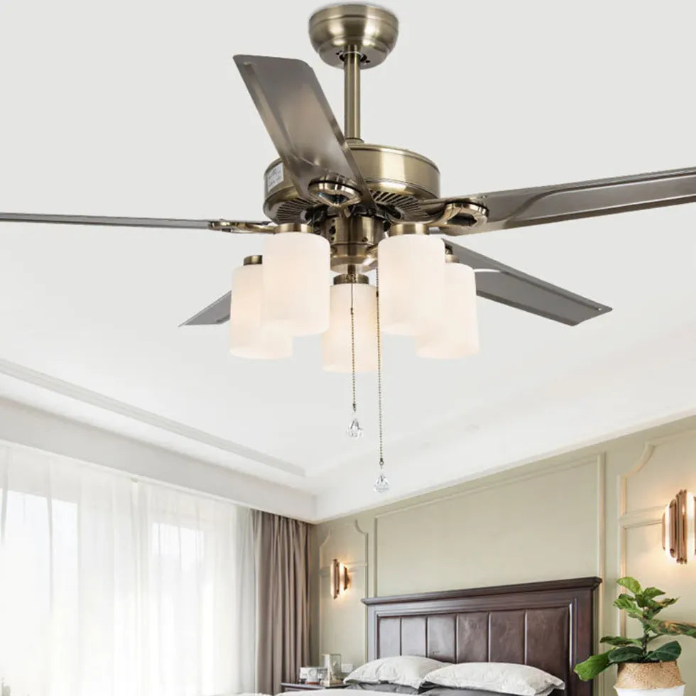 Ceiling Fan With Light For Study Room Alessio Metal