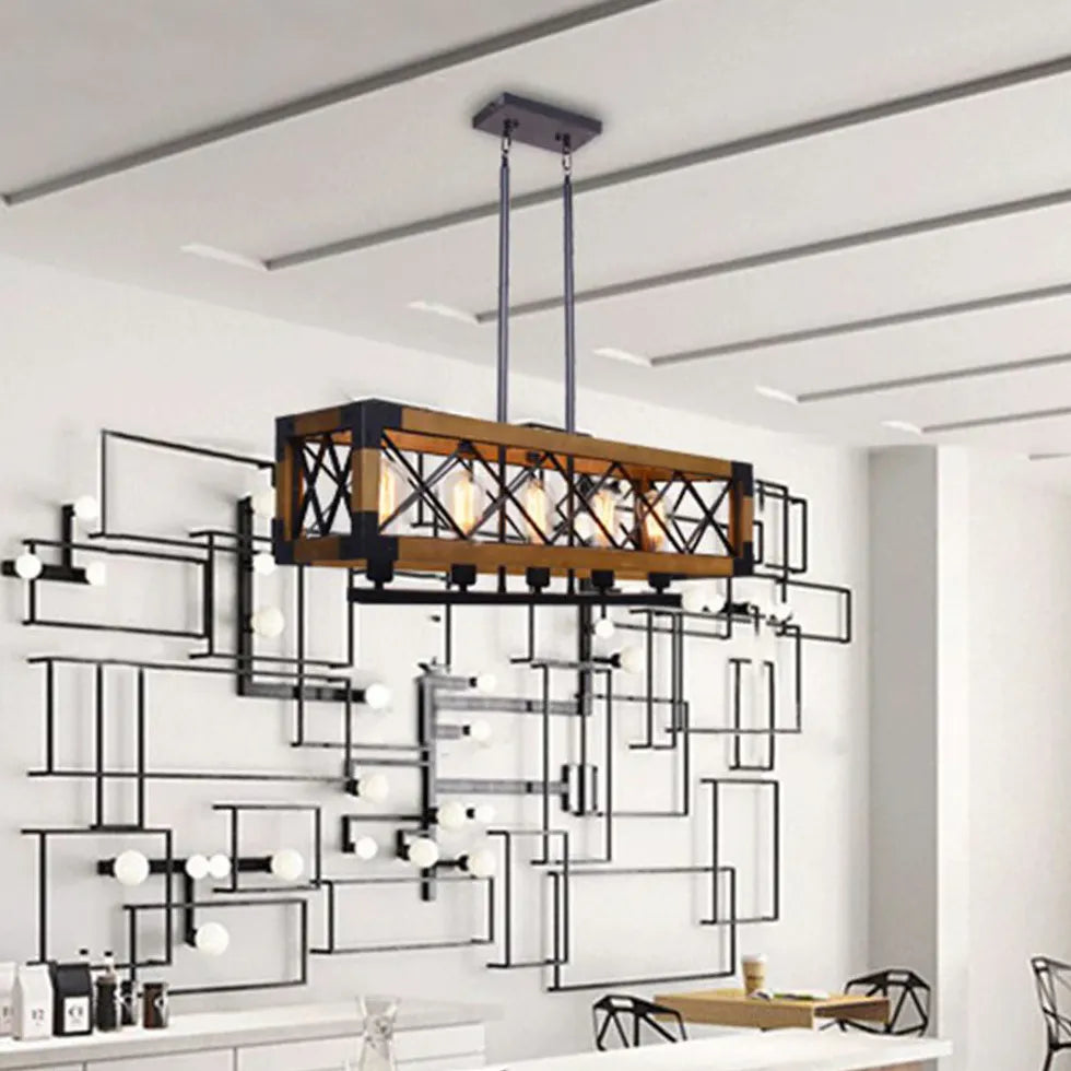 Chandelier For Kitchen Alessio Metal Warm White Ip20 Led