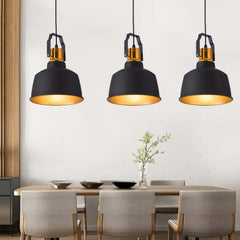 Black Industrial Farmhous Pendant Light