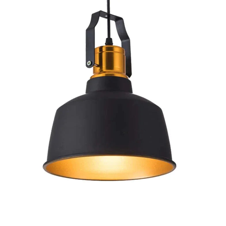 Black Industrial Farmhous Pendant Light