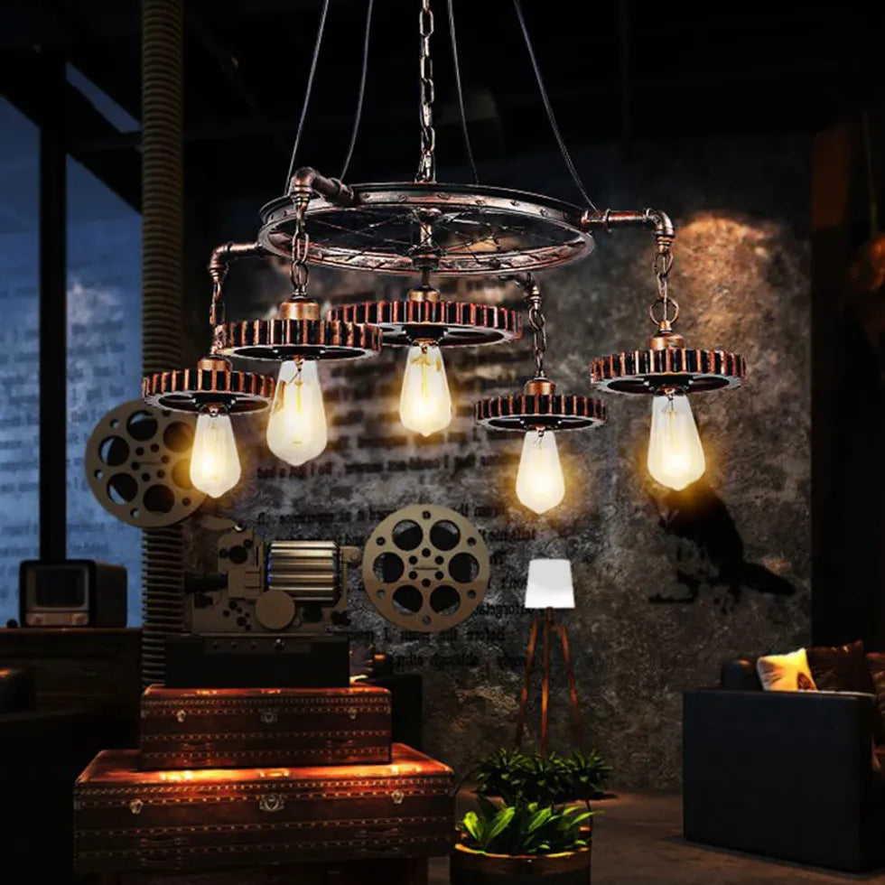 Statement Pendant Light For Living Room Alessio Metal