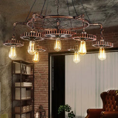 Statement Pendant Light For Living Room Alessio Metal