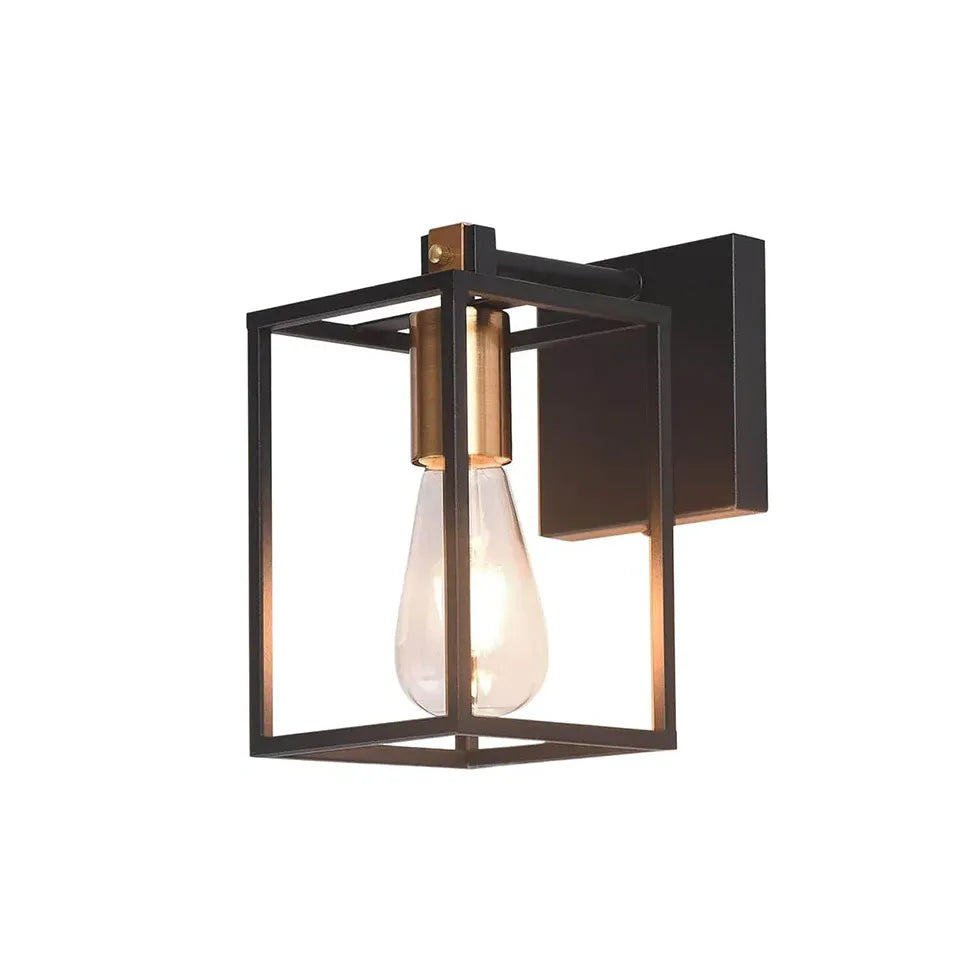 Black Multi Arm Wall Light For Bathroom Alessio Metal & Acrylic