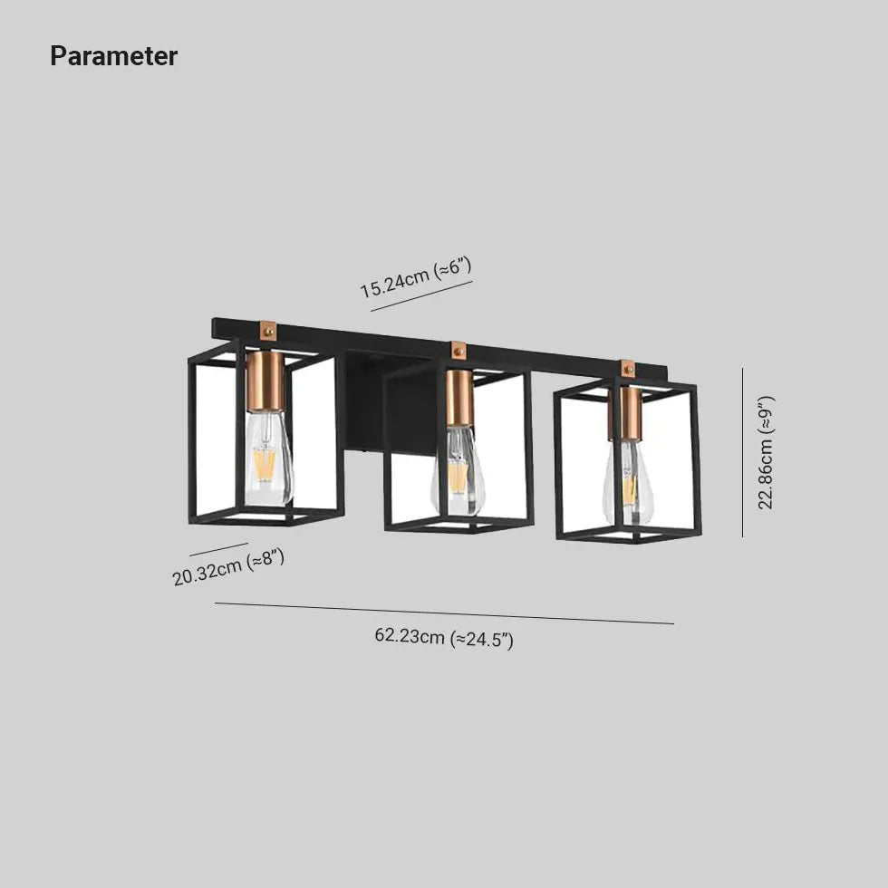 Black Multi Arm Wall Light For Bathroom Alessio Metal & Acrylic