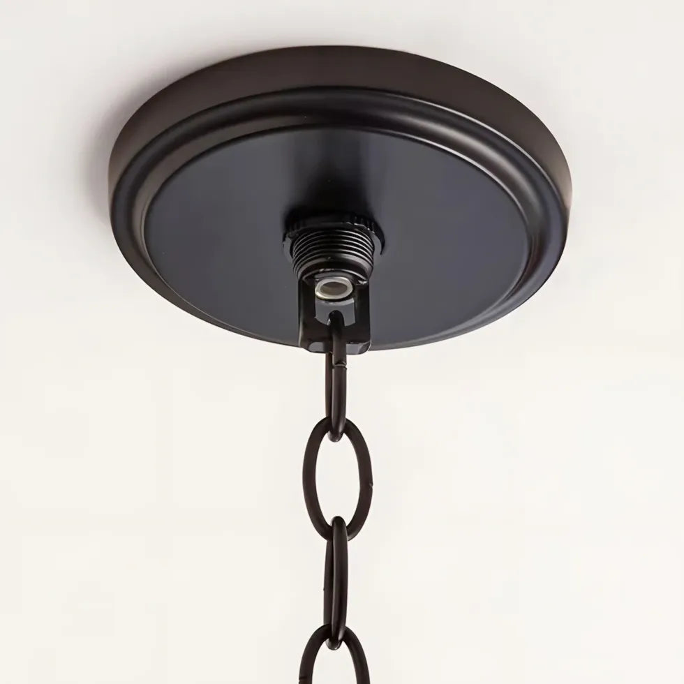 Black Chandelier For Bedroom Alessio Metal Led