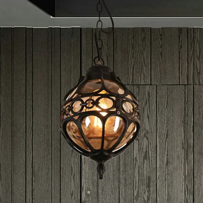 Black Statement Pendant Light For Bedroom Alessio Metal Without Bulbs Ip20 Led