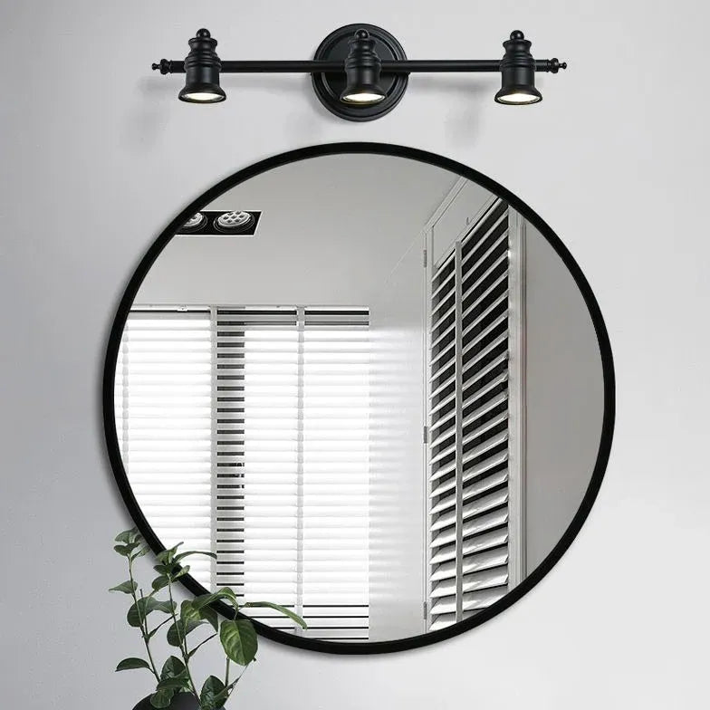 Black Multi Arm Wall Light For Bathroom Alessio Metal Led