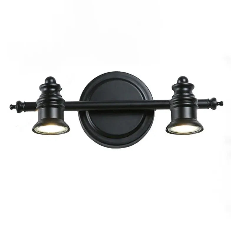 Black Multi Arm Wall Light For Bathroom Alessio Metal Led