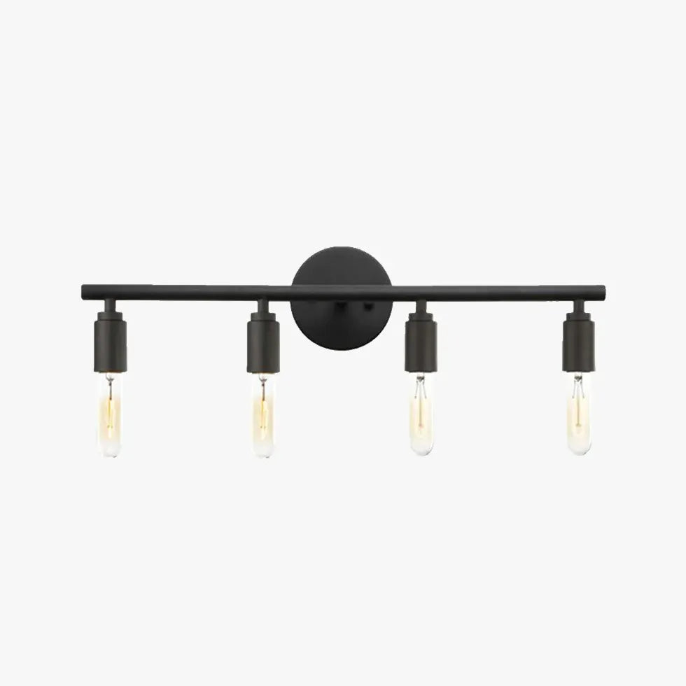 Black Multi Arm Wall Light For Bathroom Alessio Metal Led Ip44