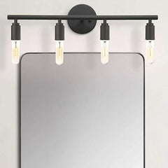 Black Multi Arm Wall Light For Bathroom Alessio Metal Led Ip44