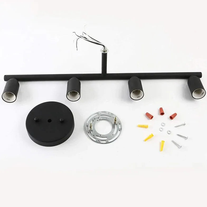 Black Multi Arm Wall Light For Bathroom Alessio Metal Led Ip44