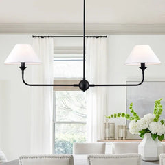 Black Modern Chandeliers For Bedroom Alessio Metal Led Ip20