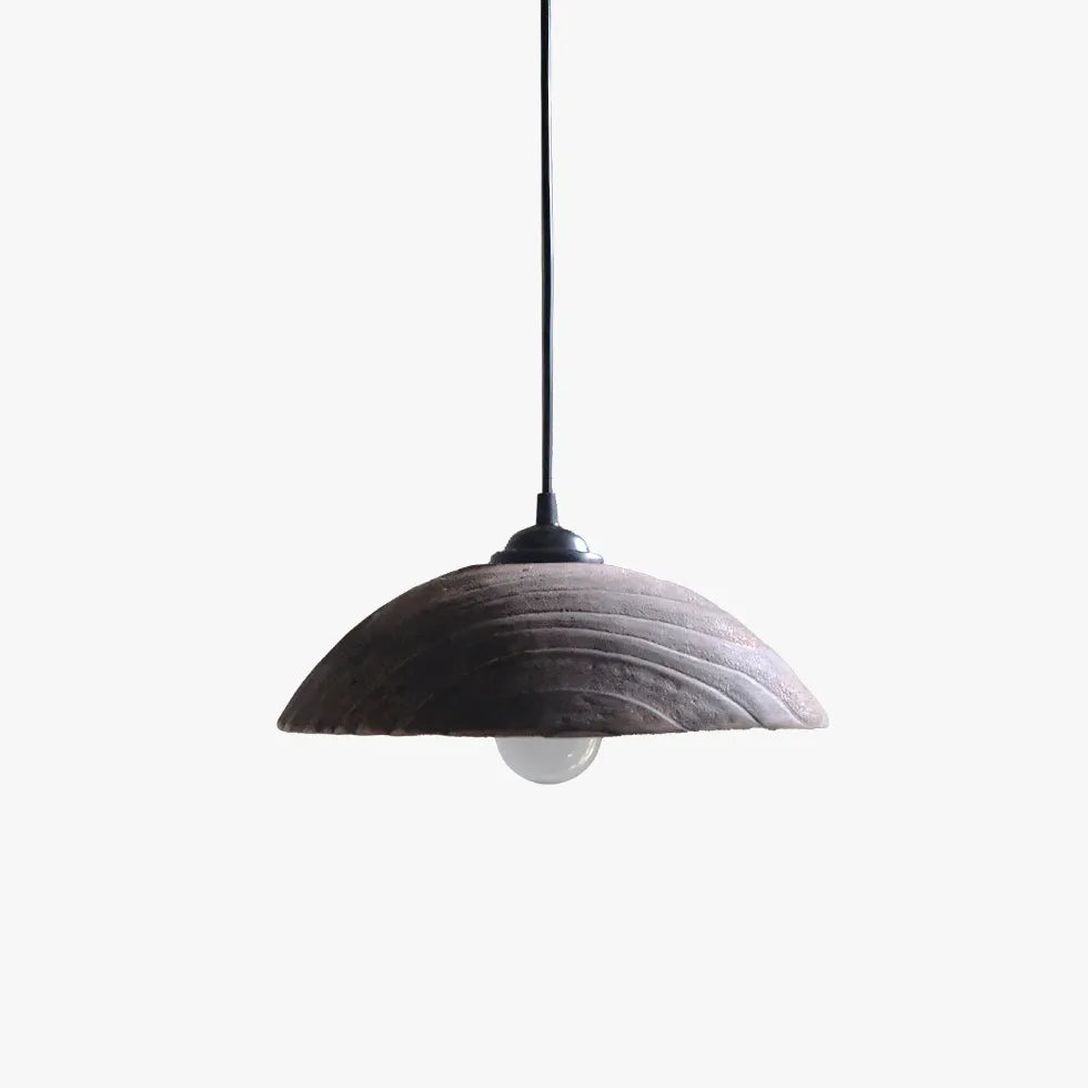 Brown Light Single Pendant For Bedroom Alessio Wood Without Bulbs Led Ip20