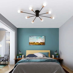 Semi-flush Light For Bedroom Alessio Metal Ip20