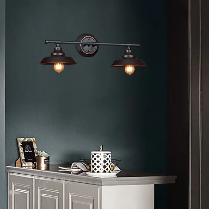 Black Multi Arm Wall Light For Bathroom Alessio Metal