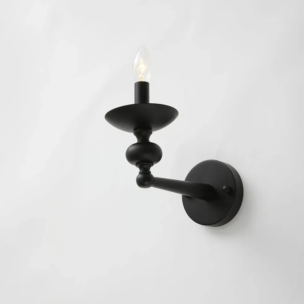 Black Chandelier For Living Room Alessio Metal & Glass Led Ip20