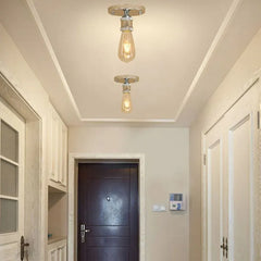 Semi-flush Light For Bedroom Alessio Metal Ip20 Led