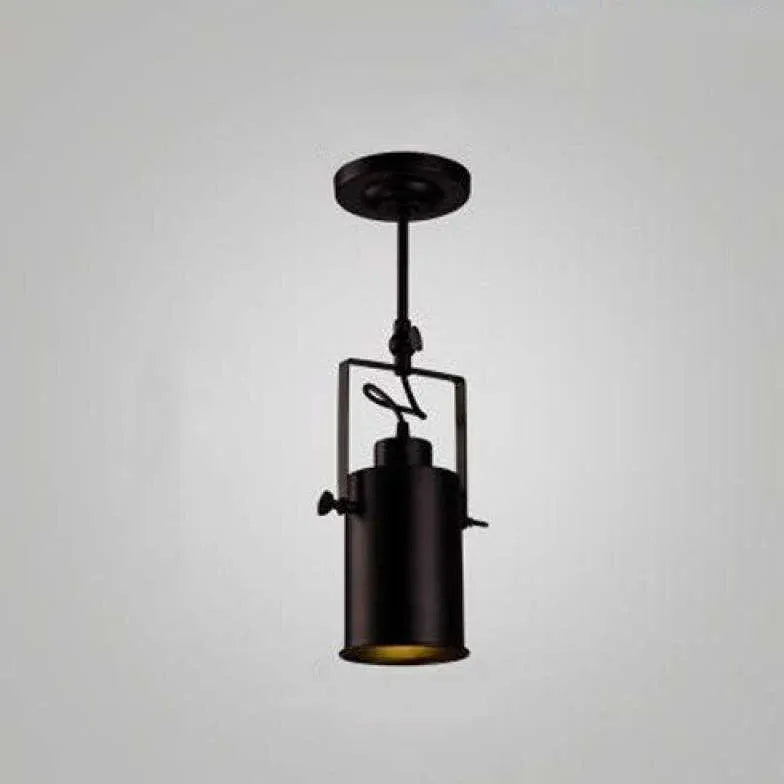 Black Flush Light For Living Room Alessio Metal Ip20