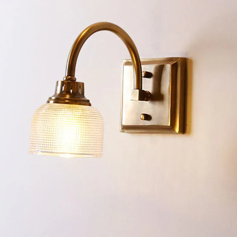 Gold Multi Arm Wall Light For Bathroom Alessio Metal & Glass