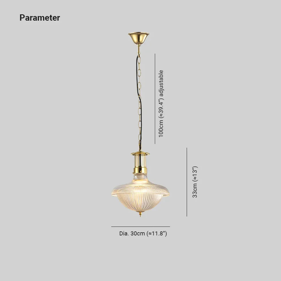 Light Single Pendant For Kitchen Alessio Glass Dimmable Ip20 Led