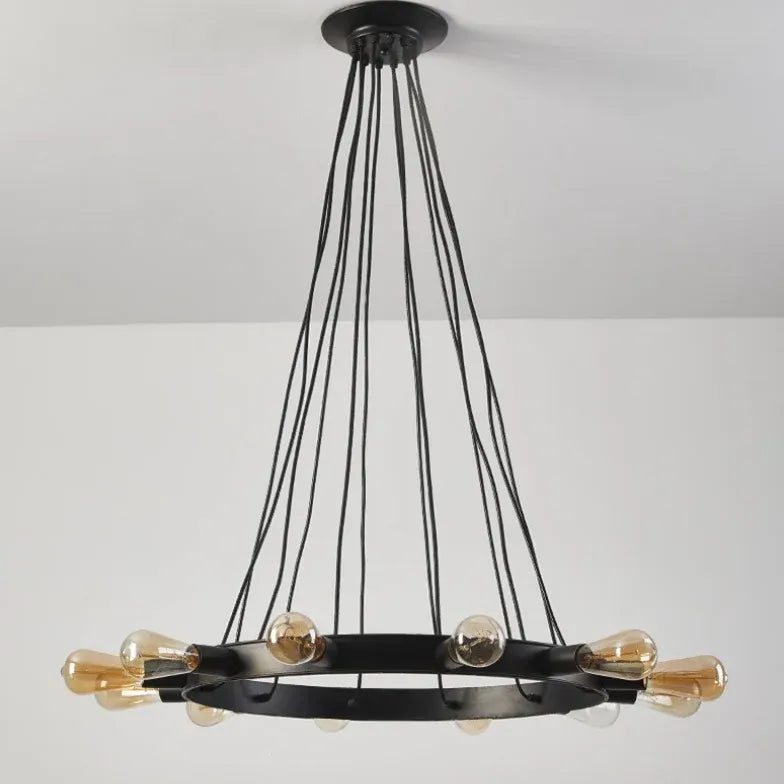 Brown Modern Chandeliers For Living Room Alessio Metal Without Bulbs Led Ip20