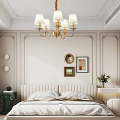 White Chandelier For Bedroom Alessio Metal Ip20