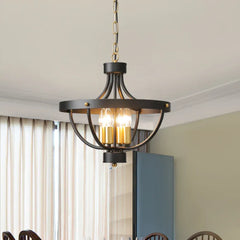 Black Statement Pendant Light For Bedroom Alessio Metal Ip20