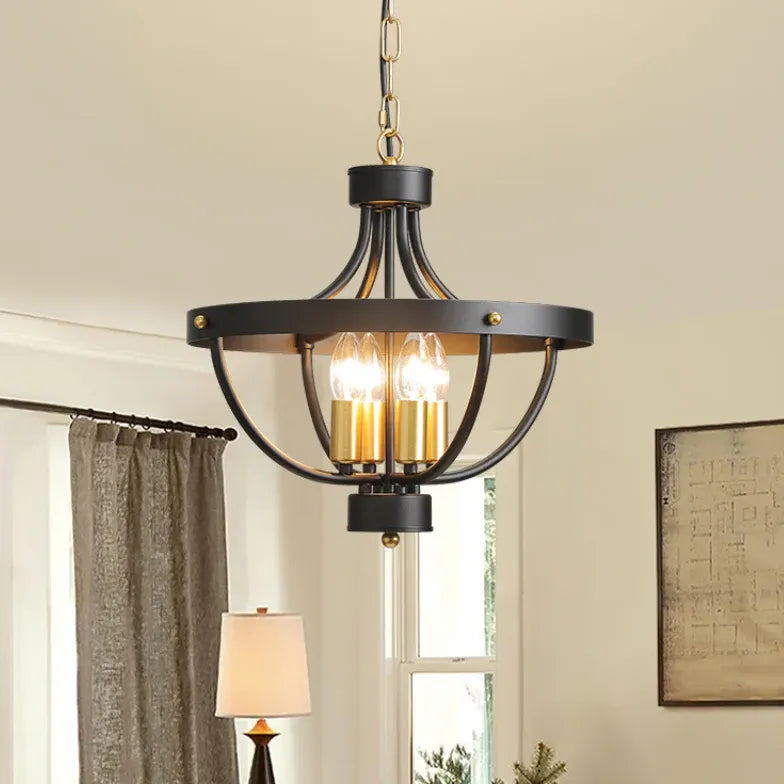 Black Statement Pendant Light For Bedroom Alessio Metal Ip20