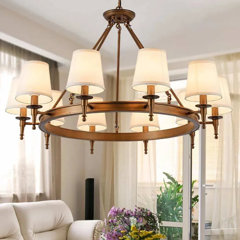 Black Traditional Chandeliers For Living Room Alessio Metal Warm White