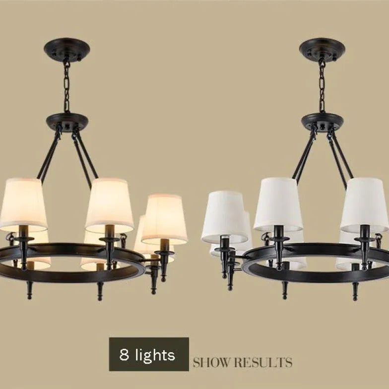 Black Traditional Chandeliers For Living Room Alessio Metal Warm White