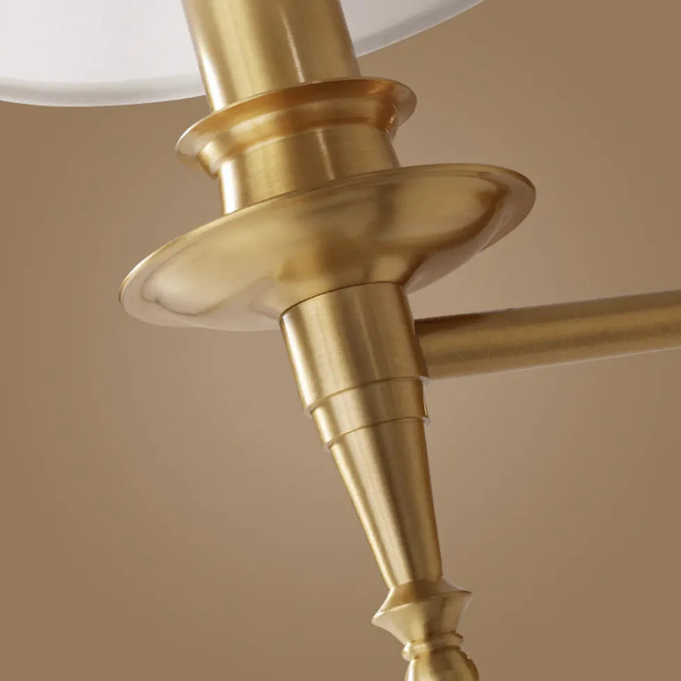 Gold Single Arm Wall Light For Bedroom Alessio Copper