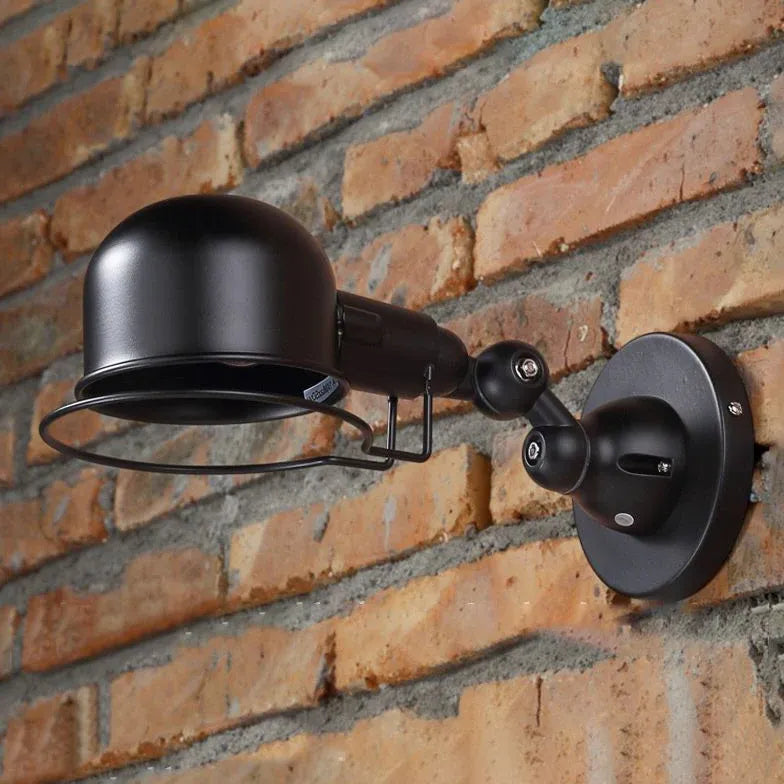 Black Single Arm Wall Light For Bedroom Alessio Metal Led Ip20