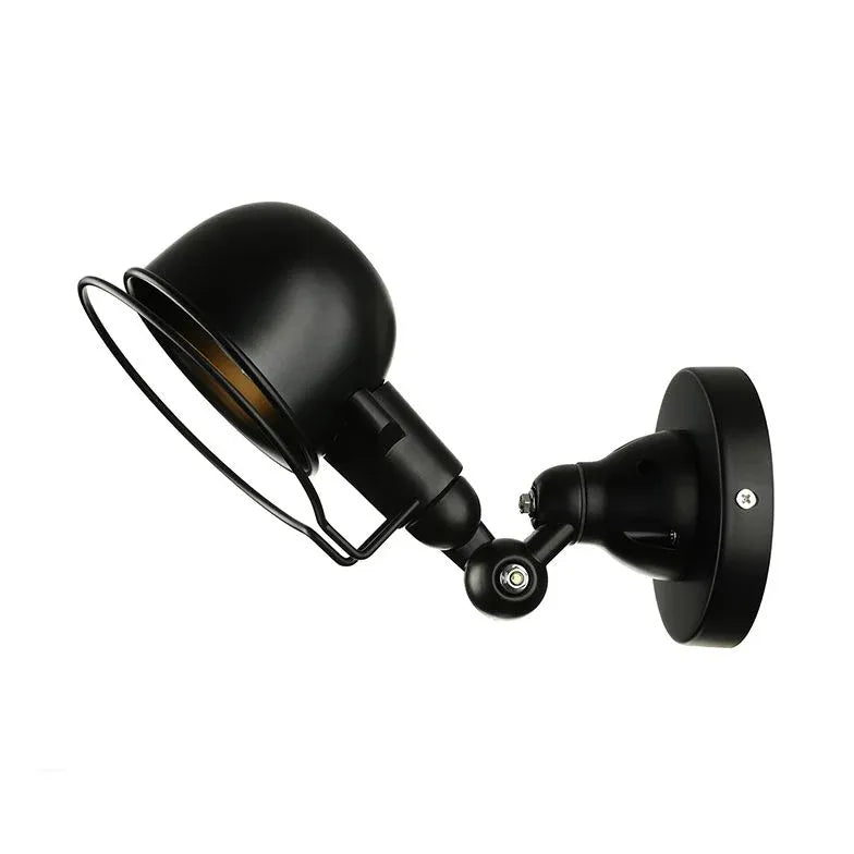 Black Single Arm Wall Light For Bedroom Alessio Metal Led Ip20