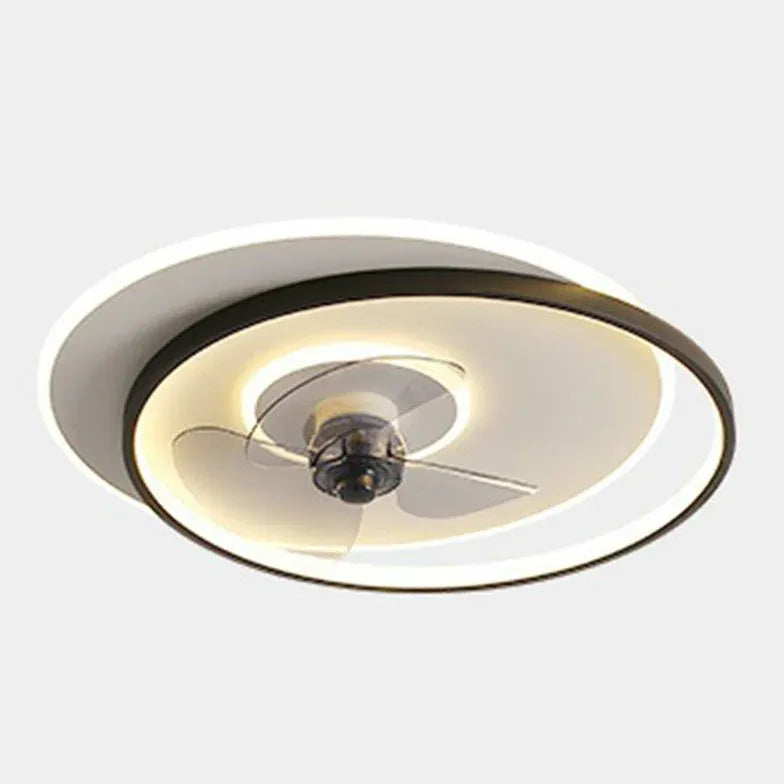 Ceiling Fan With Light For Bedroom Arisha Metal Led Dimmable