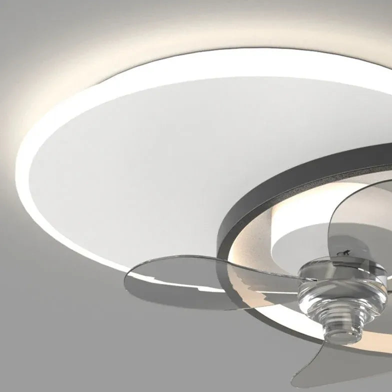 Ceiling Fan With Light For Bedroom Arisha Metal Ip20 Dimmable