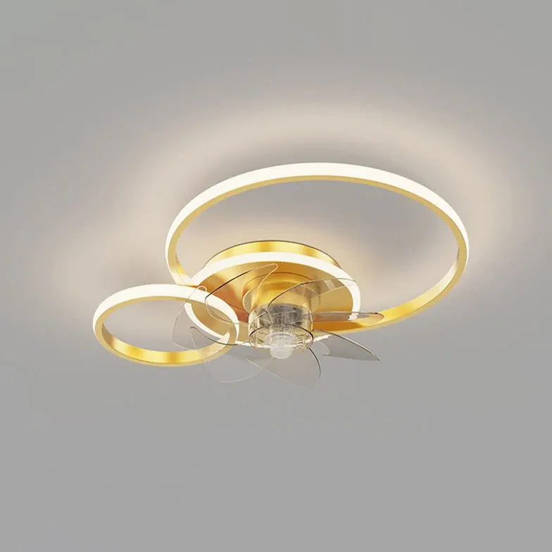 Ceiling Fan With Light For Bedroom Arisha Metal Led