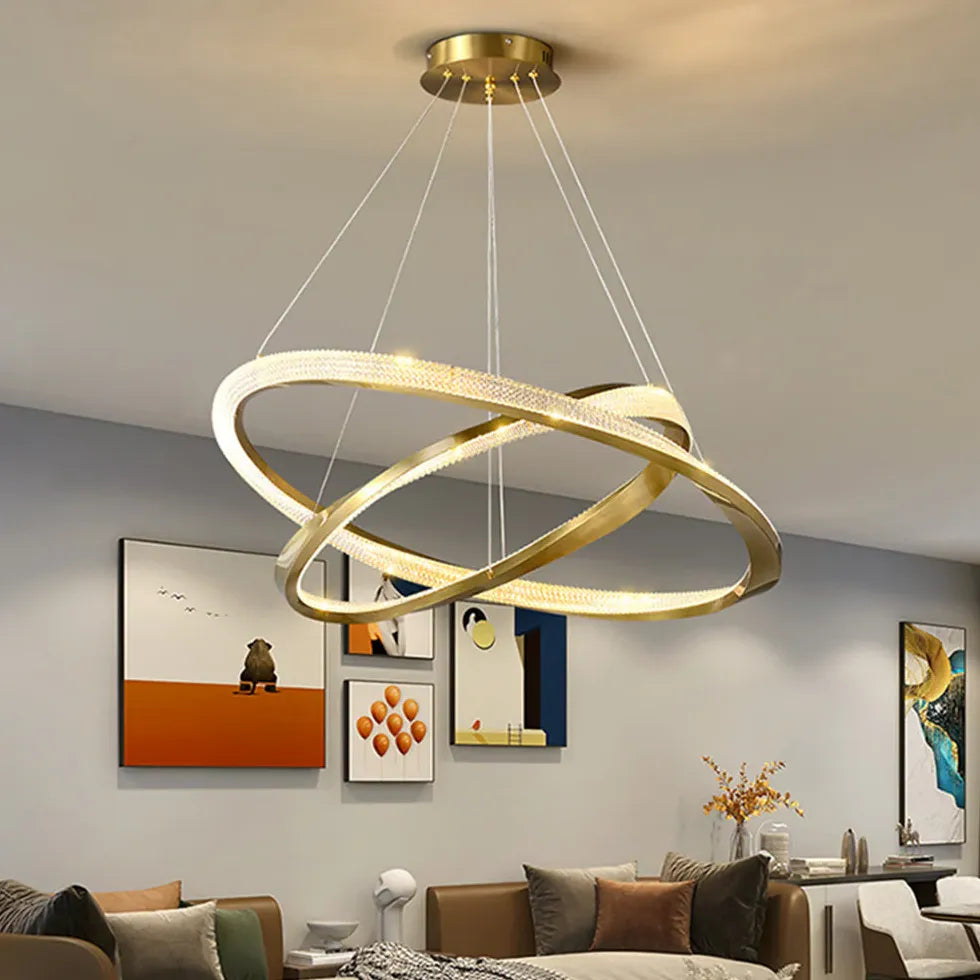 Gold Statement Pendant Light For Bedroom Arisha Metal Ip20