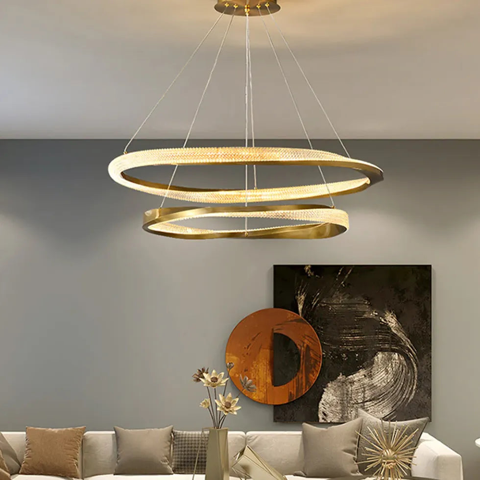 Gold Statement Pendant Light For Bedroom Arisha Metal Ip20